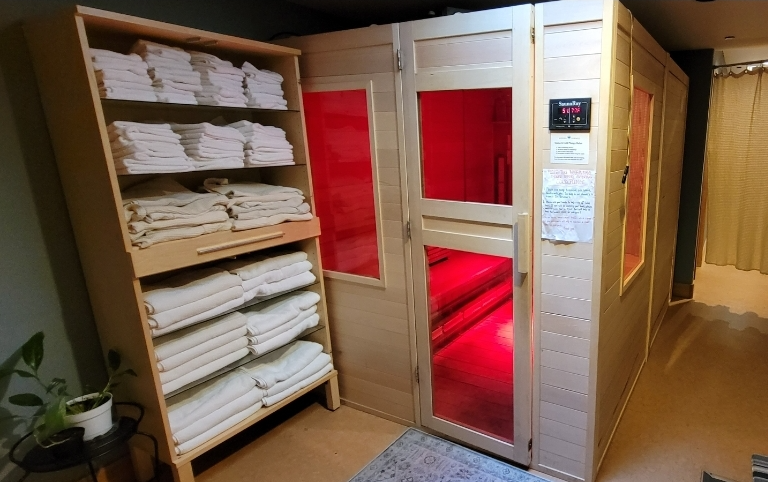 Front of Infrared Sauna