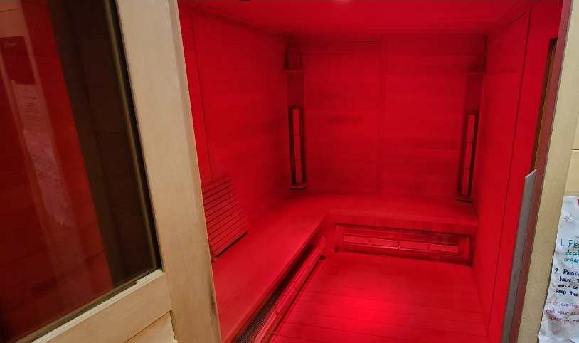 Inside of Infrared Sauna